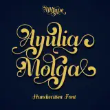 Ayulia Molga Handwritten Font
