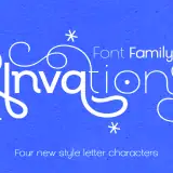 Invantion, a modern geometric sans-serif typeface designed to bring a clean, stylish, and contemporary touch to every project.