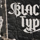 Black Type blackletter font