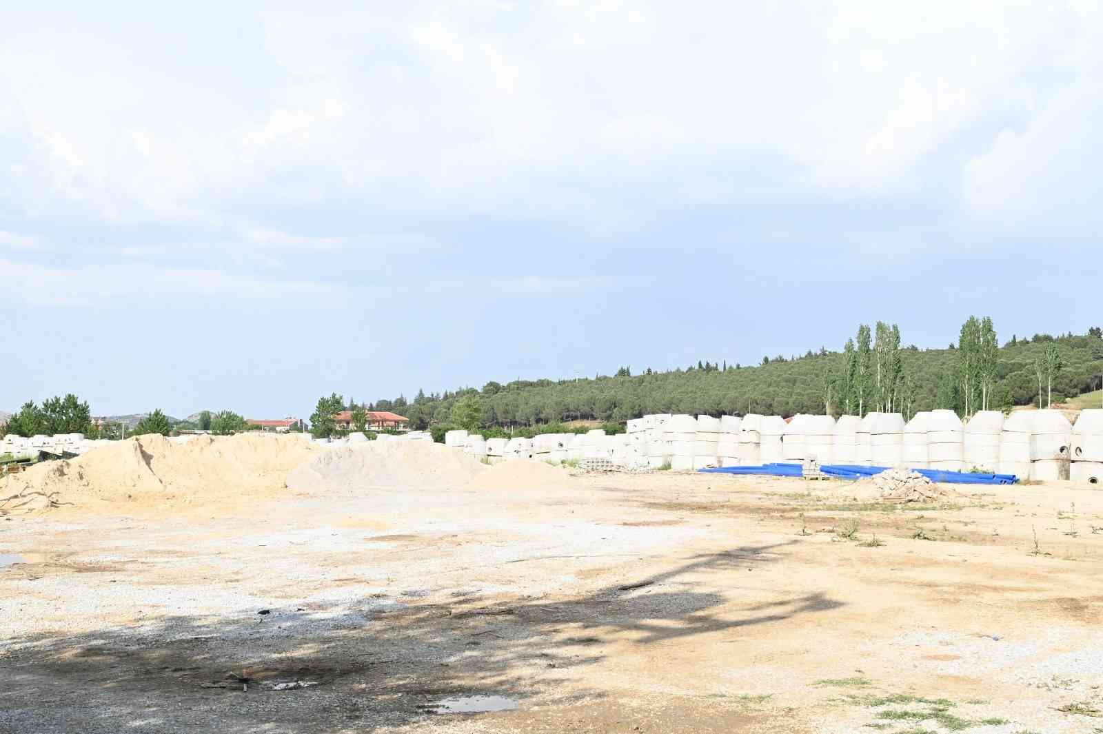Kaliteli ve hızlı hizmet için Kula’ya yeni şantiye alanı