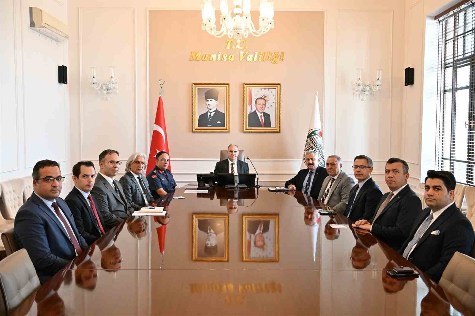 Manisa’da eylül ayı asayiş ve güvenlik konuları değerlendirildi