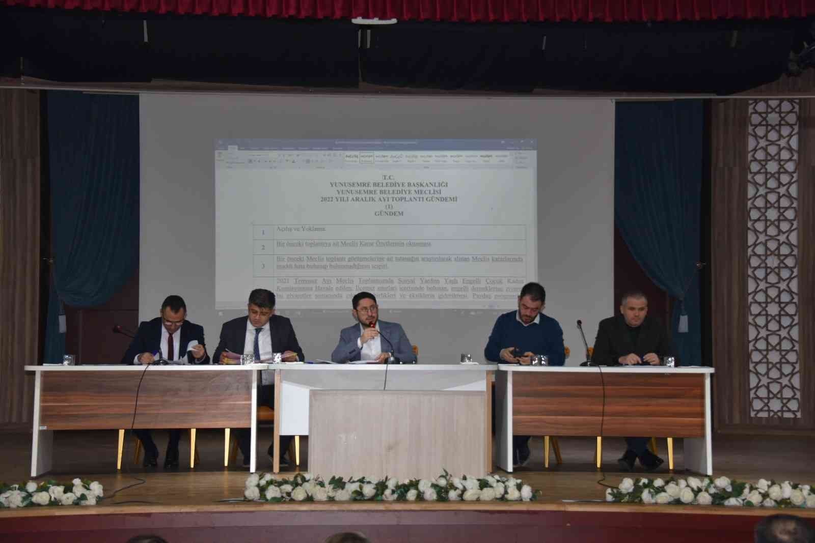 Yunusemre’de yılın son meclisi toplandı