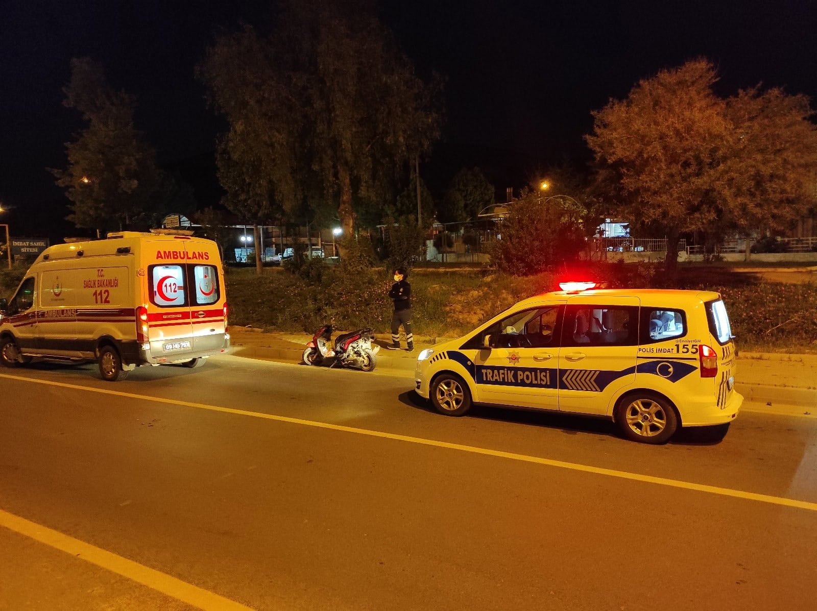 Kuşadası’nda motosiklet kazası: 2 yaralı