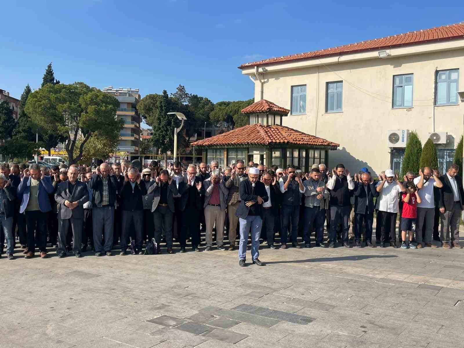 Kula’da Filistin’e destek açıklaması