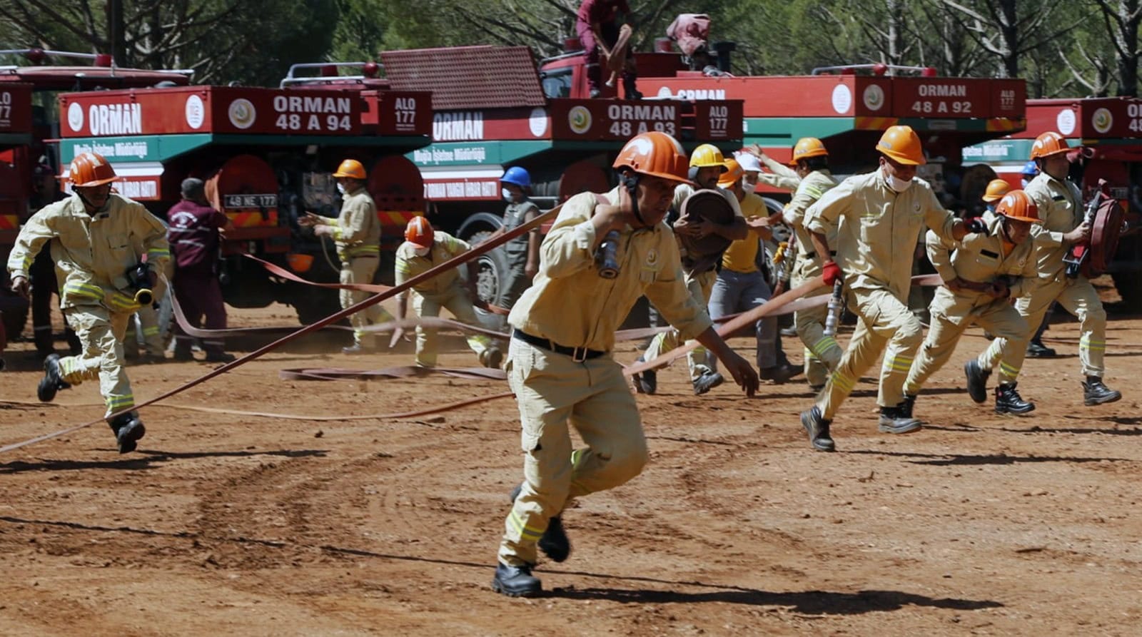 Alev savaşçıları hazır