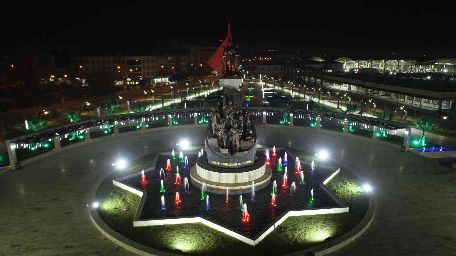 Salihli yeni yıla ışıl ışıl giriyor