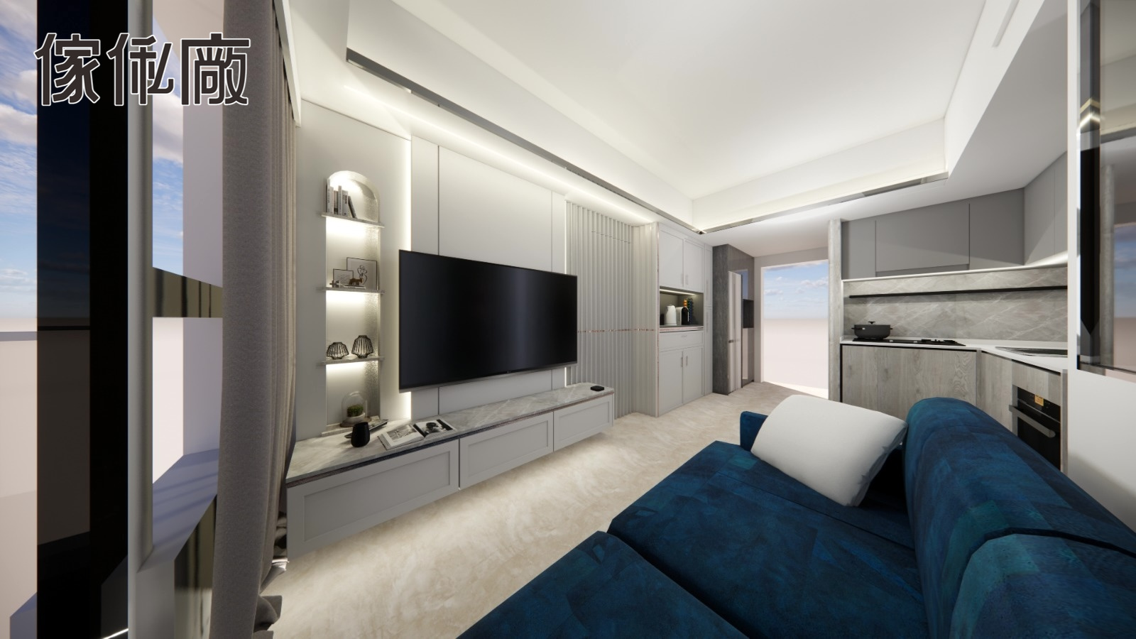 Change Design Factory 傢俬廠 新樓3D案例 — 屯門NOVOLAND 3B期1座