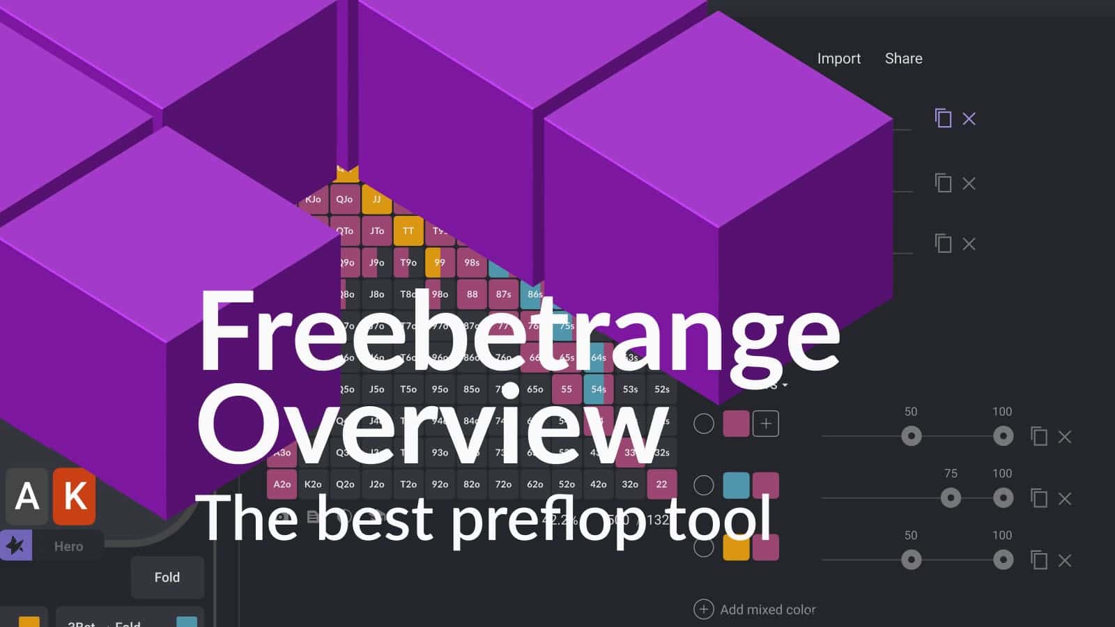 Freebetrange overview