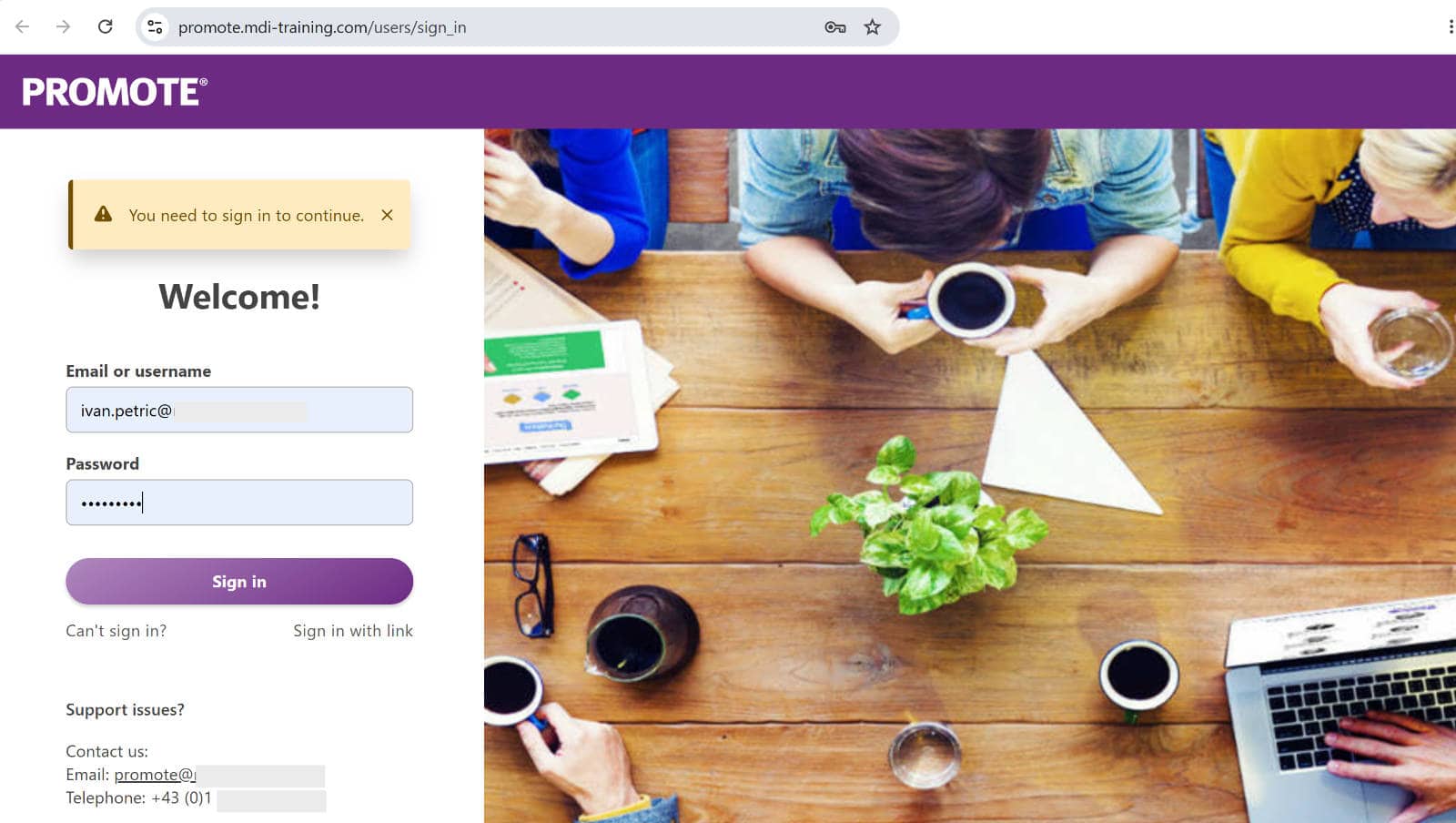 Promote platforma za blended learning i learning transfer u MDI edukacijama