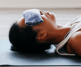 oogkussens yoga hulpmiddel