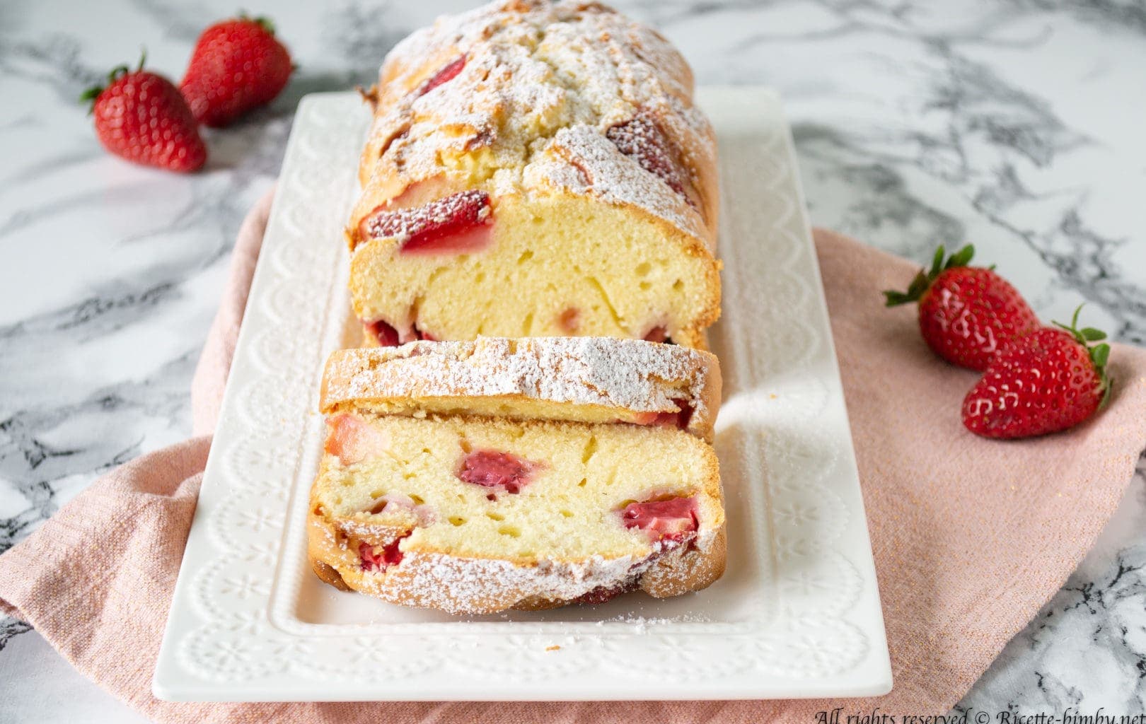 Plumcake alle fragole Bimby