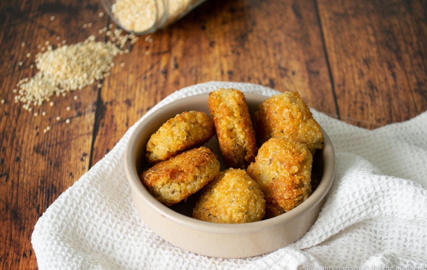 Frittelle di quinoa Bimby