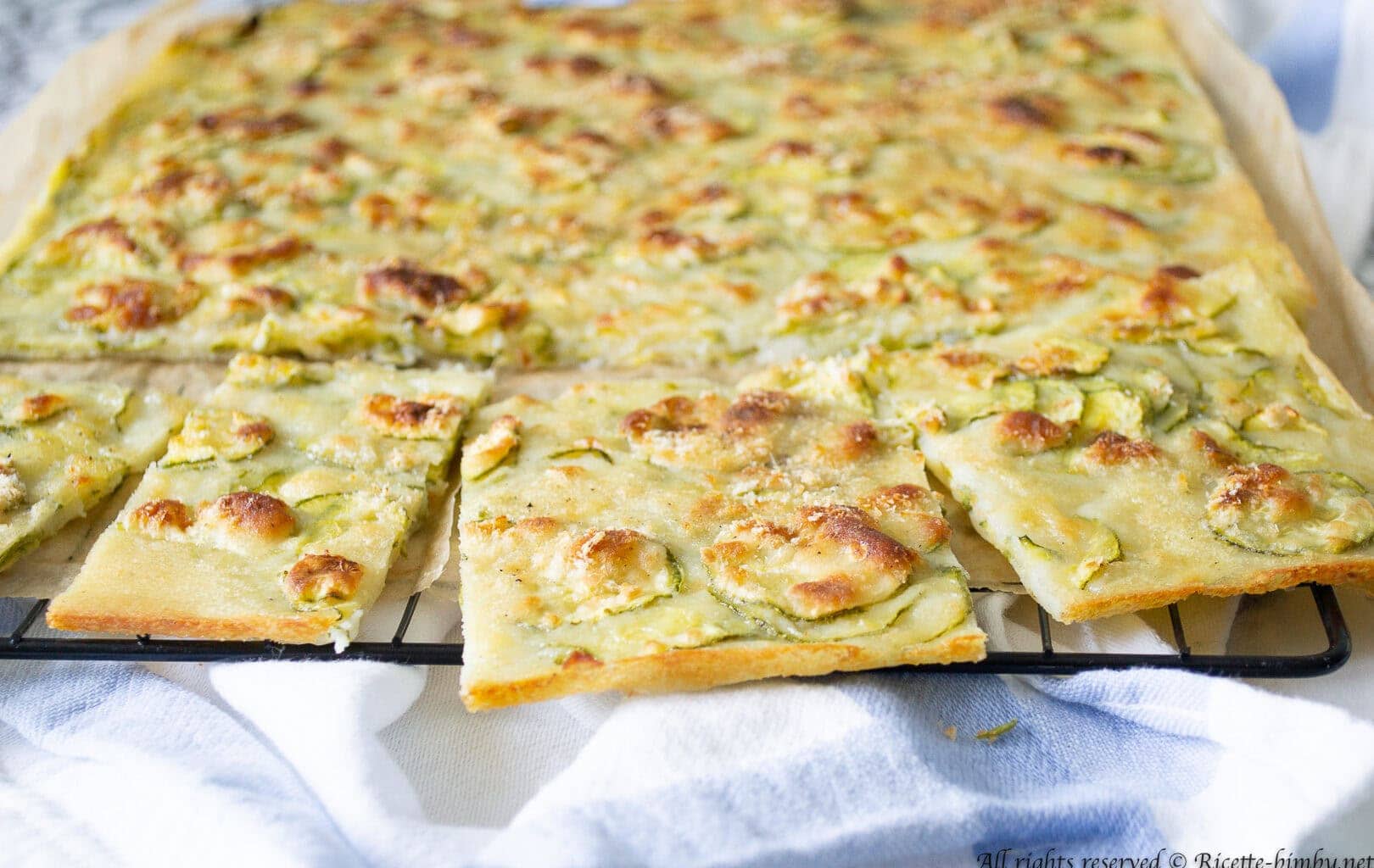 Schiacciata alle zucchine Bimby