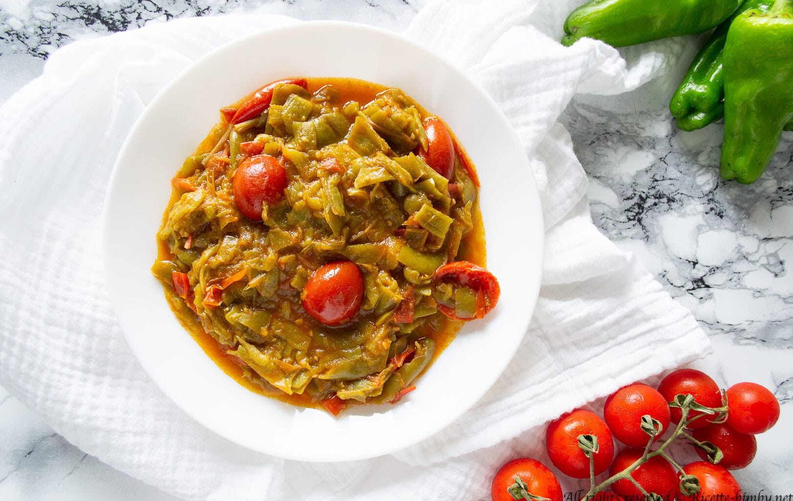 Friggitelli al pomodoro Bimby