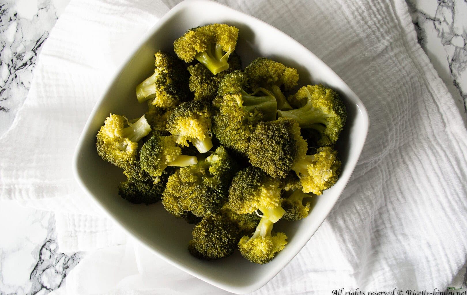 Broccoli al vapore Bimby