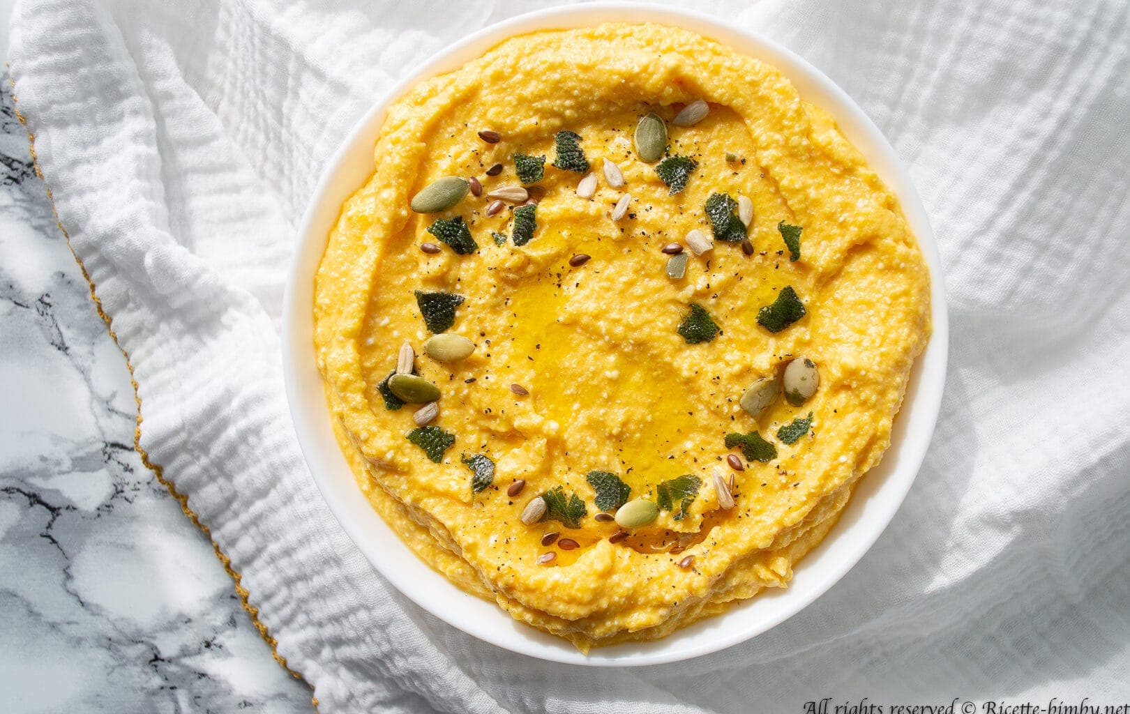 Dip di zucca e feta Bimby