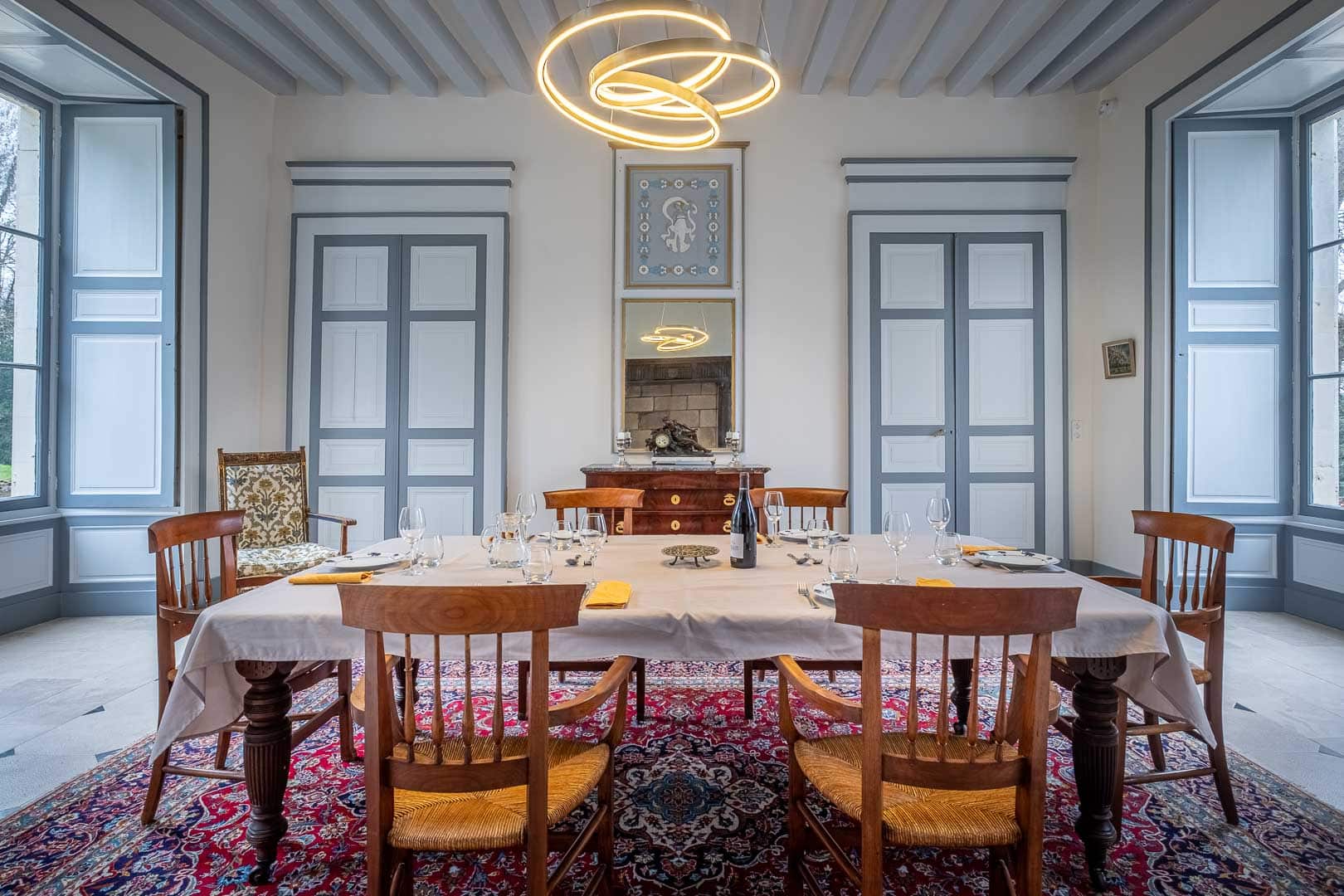 Table d'hôte au château de charnizay