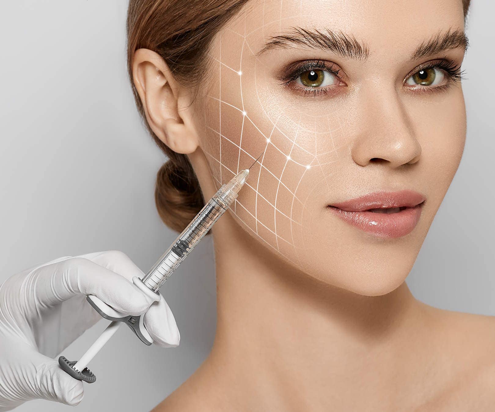 Wangenaufbau bei eingefallenen und versunkenen Wangen im Gesicht