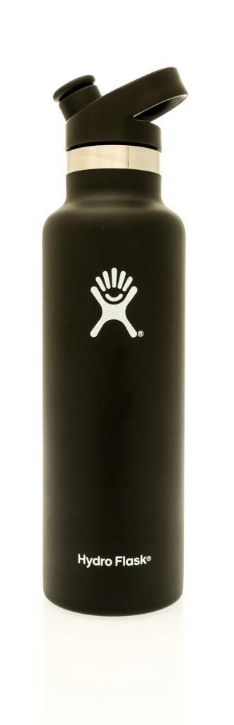 Hydro Flask - black insulated water bottle