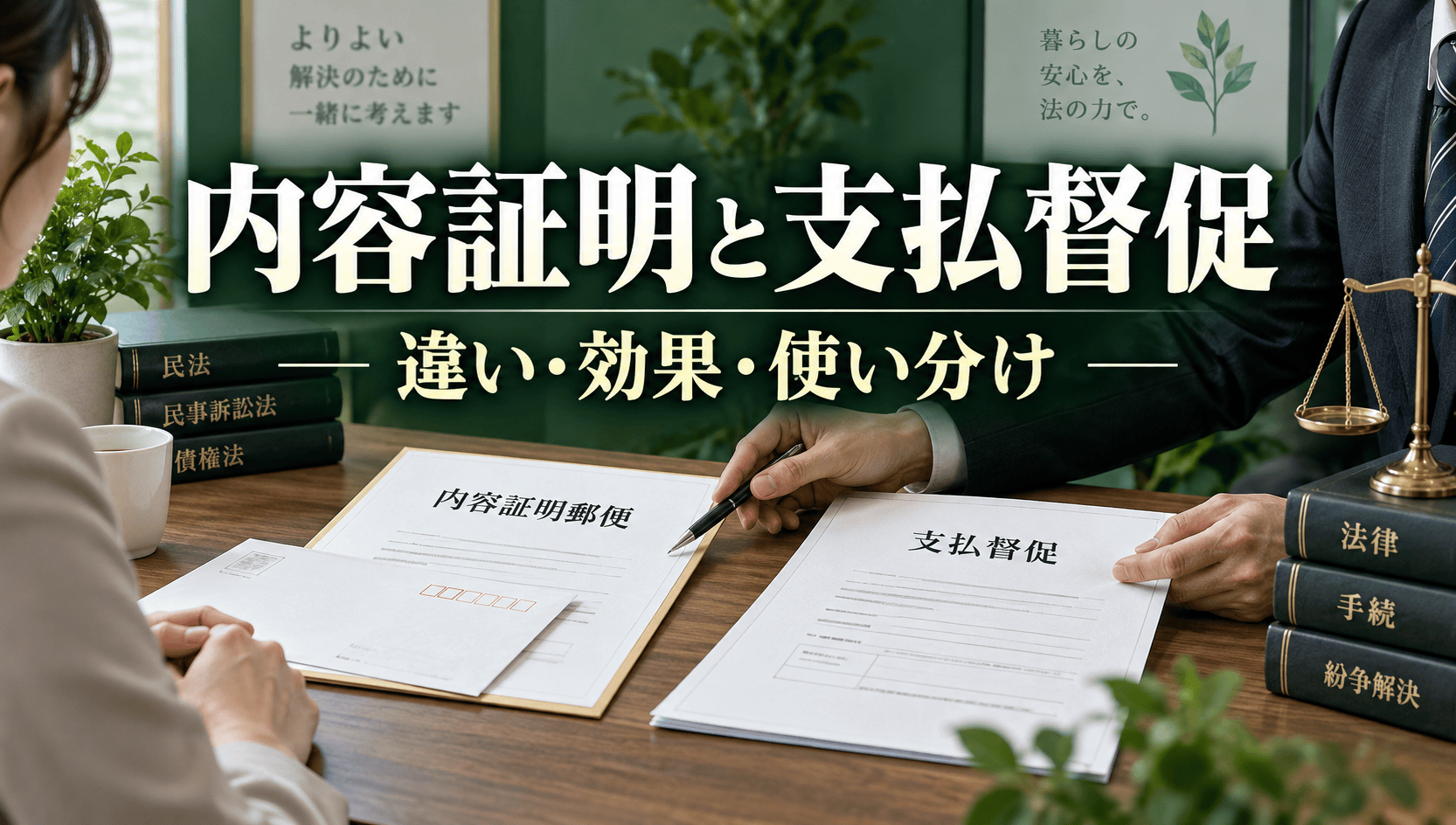 内容証明と支払督促はどう使い分ける?費用・効果・次の手続を比較