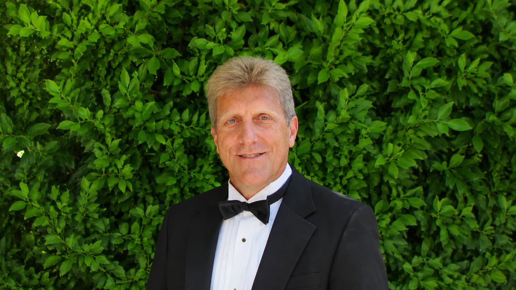 John Sawoski in formal concert attire