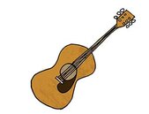 guitar cartoon