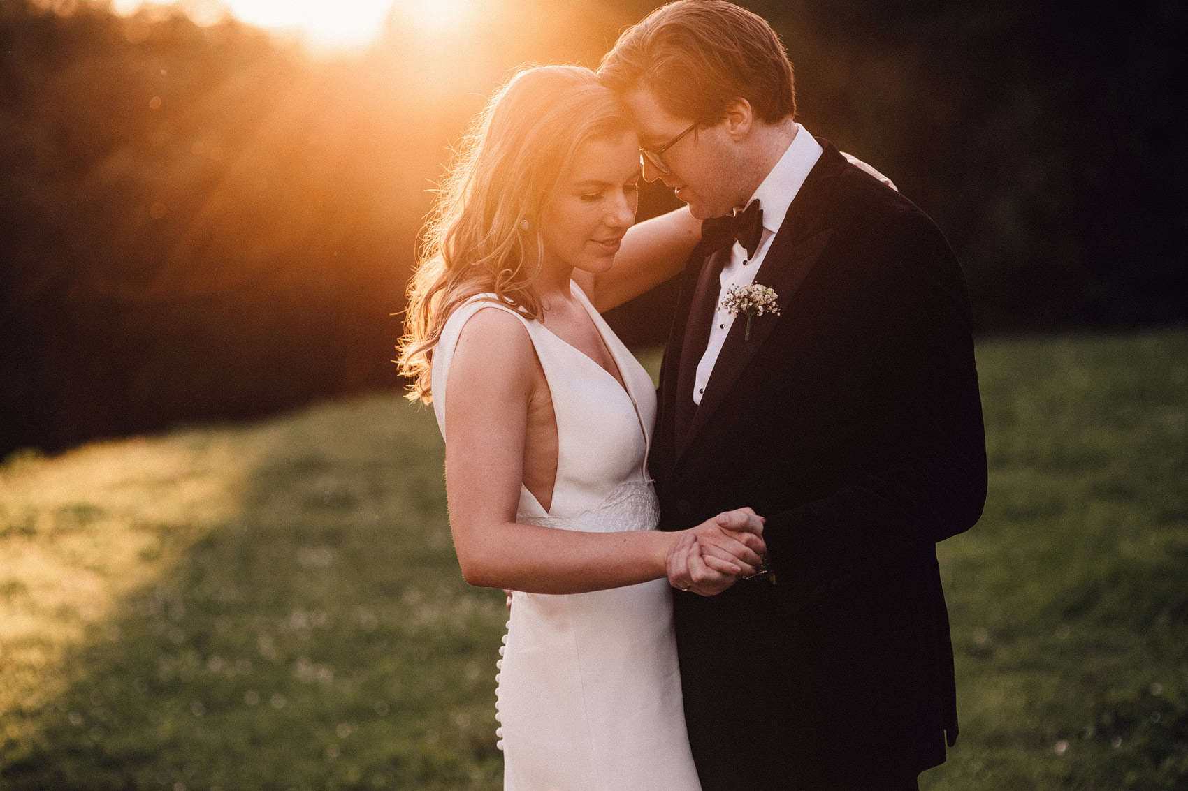 florence sunset wedding photograph