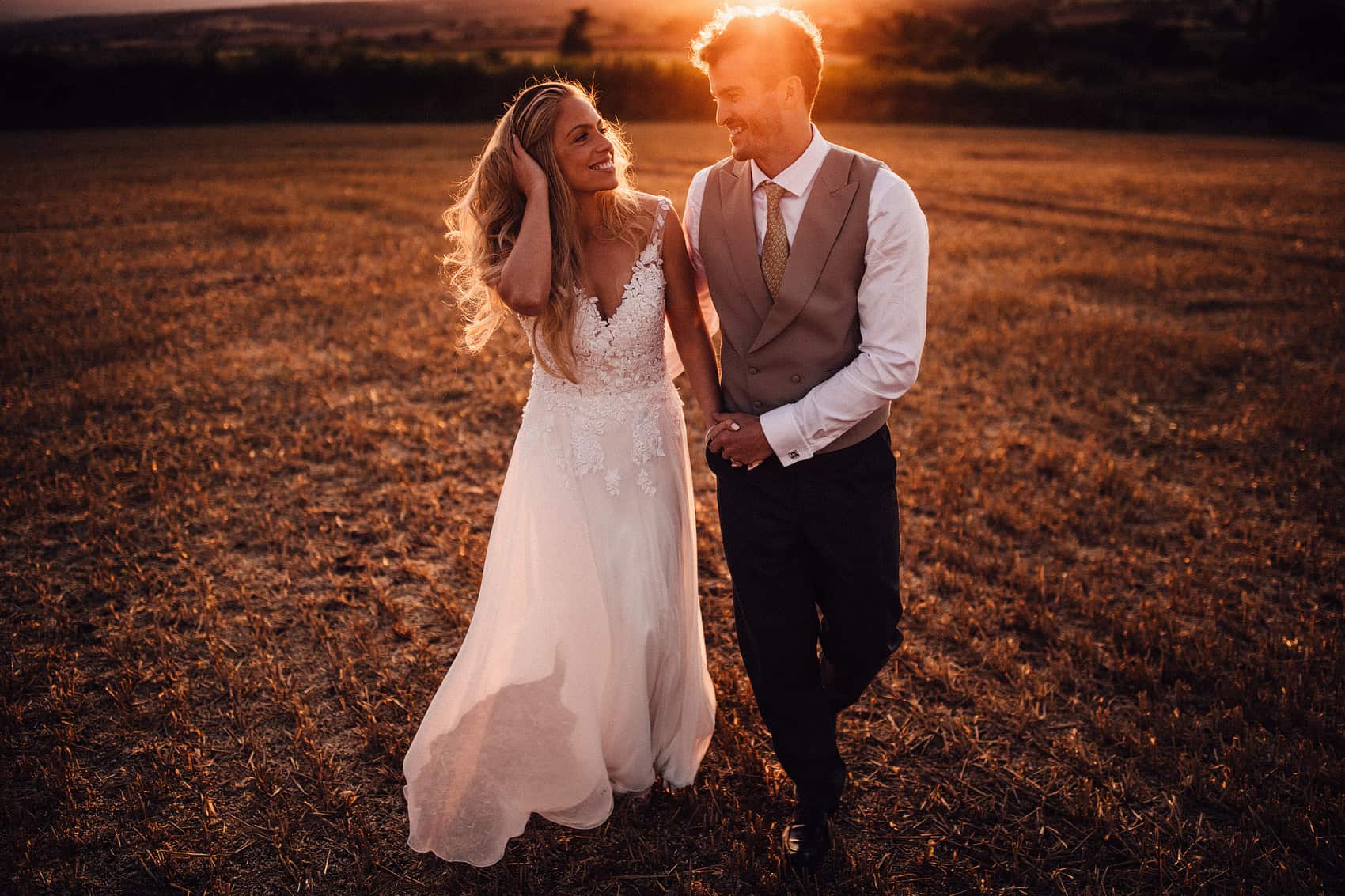 best sunset wedding photograph