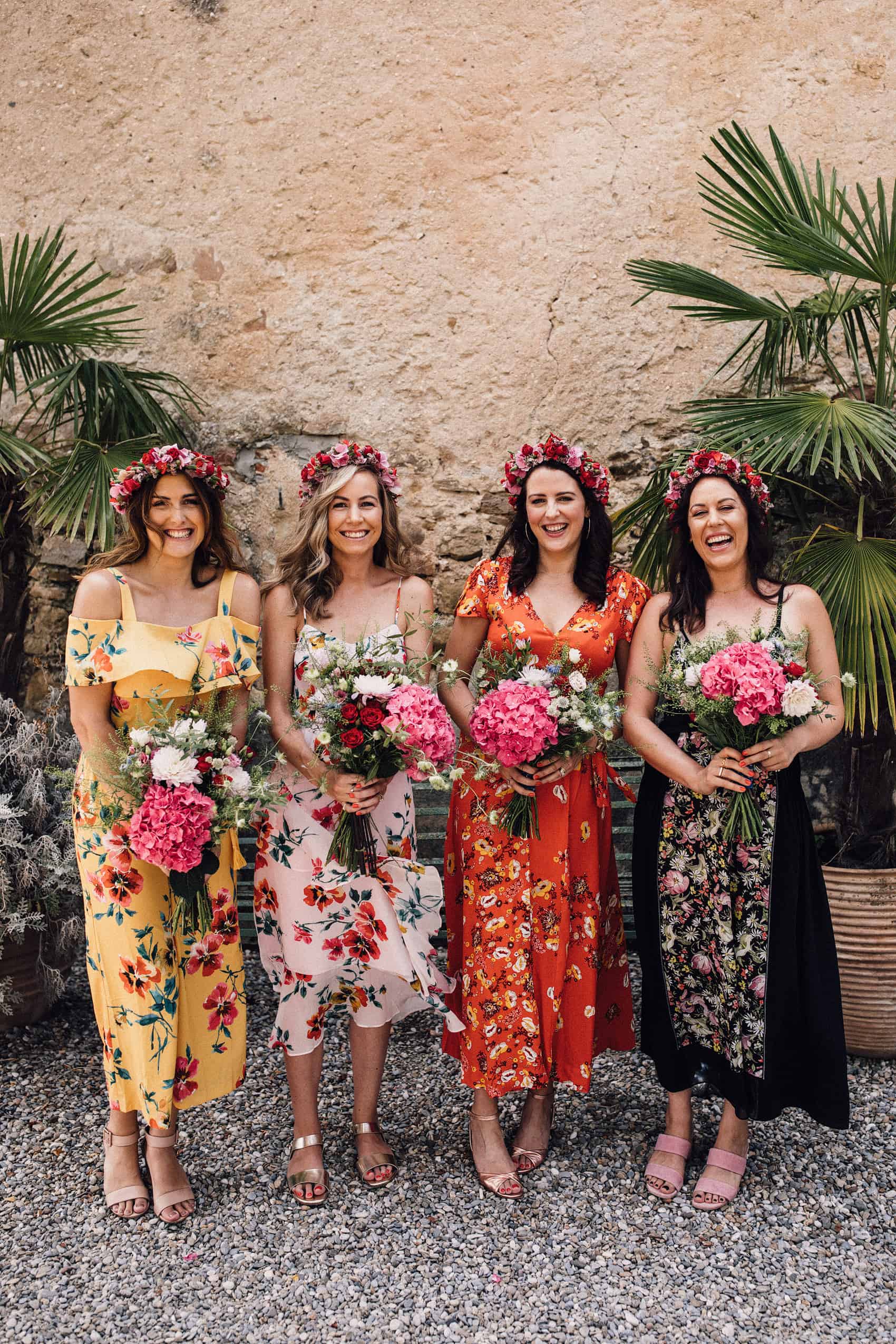 bridesmaid floral dress inspiration