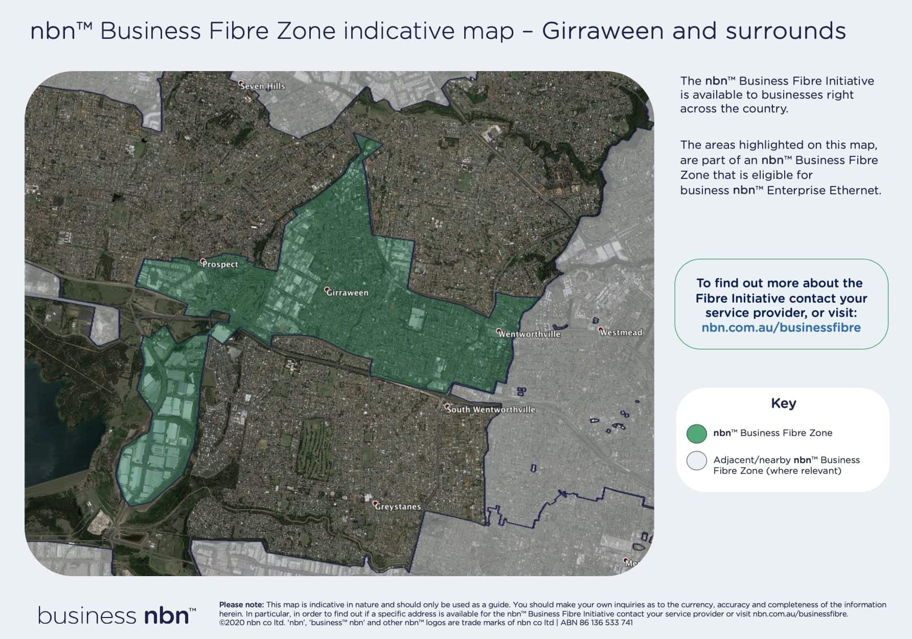 nbn business fibre zones
