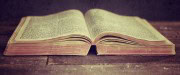An open Bible