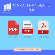 Cara Translate PDF Bahasa Inggris ke Indonesia