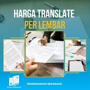 Informasi Harga Translate Per Lembar