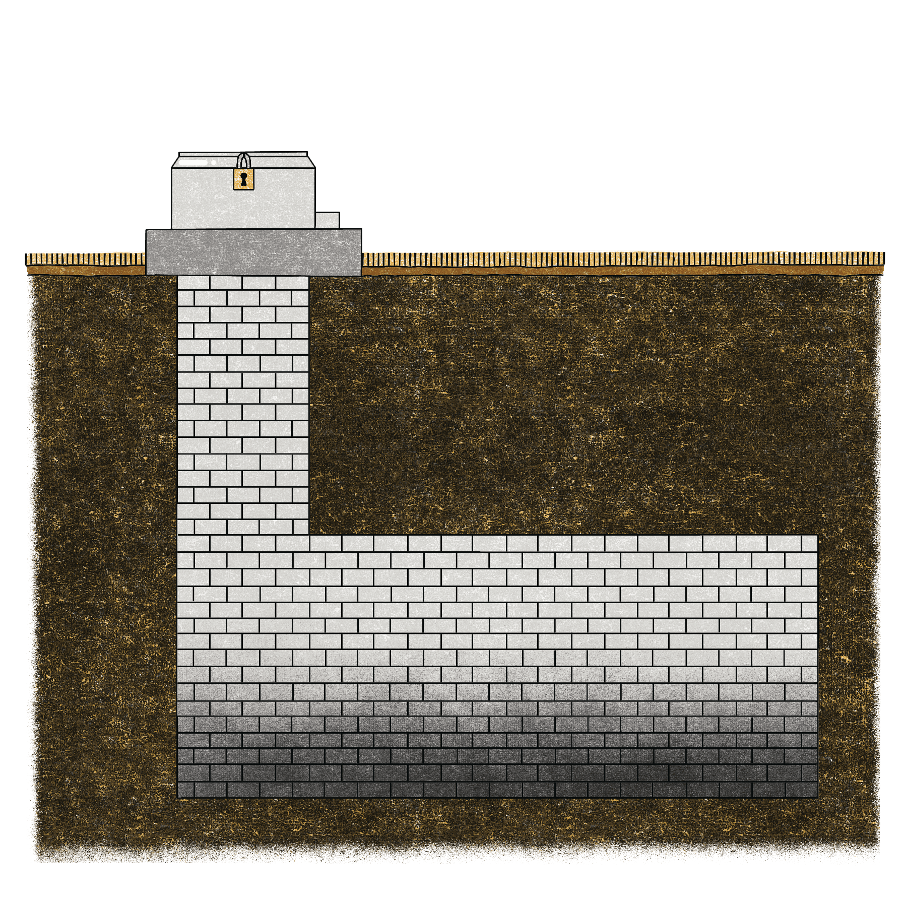carbon storage bunkers caves