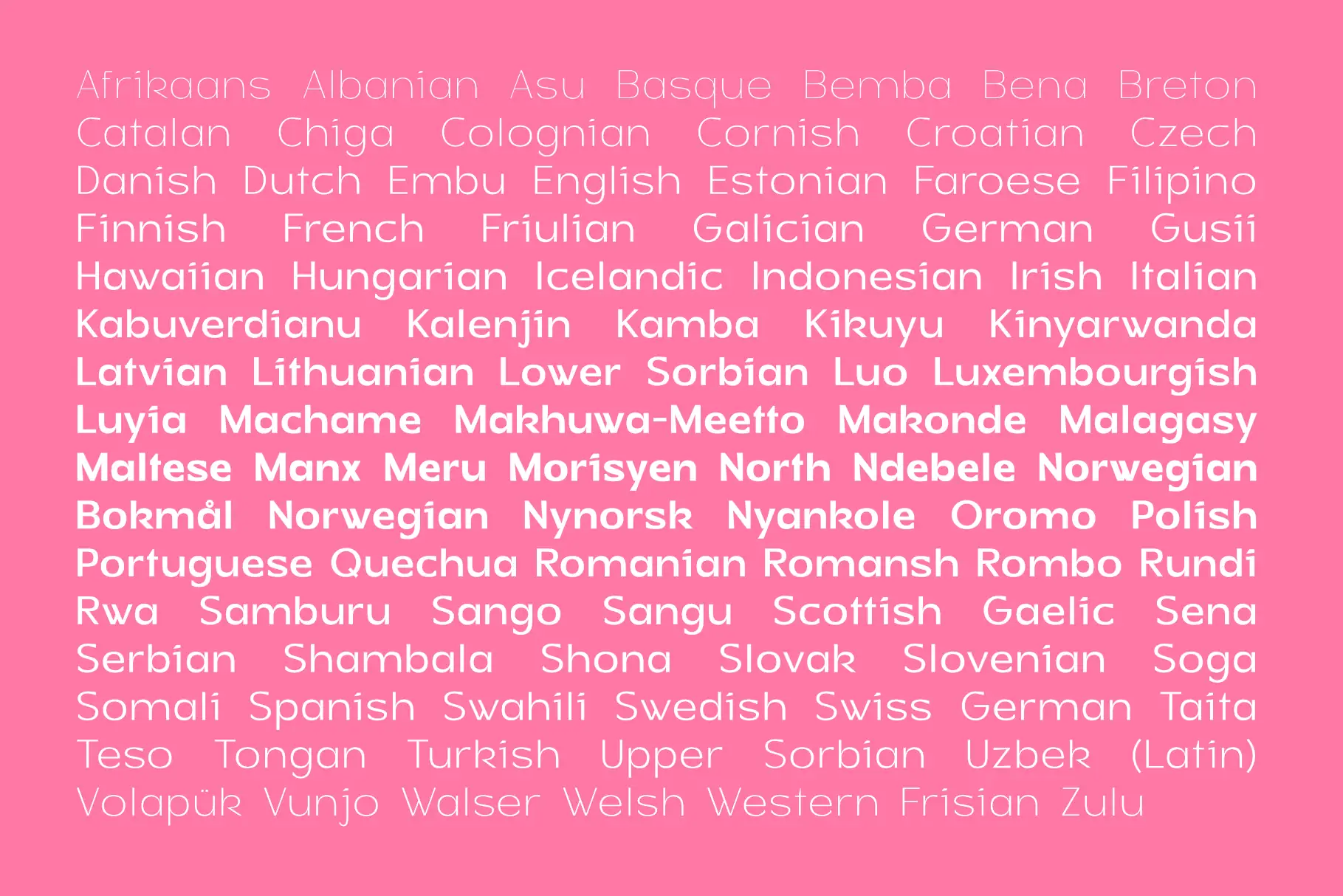 Honick is a clean and modern geometric sans serif font