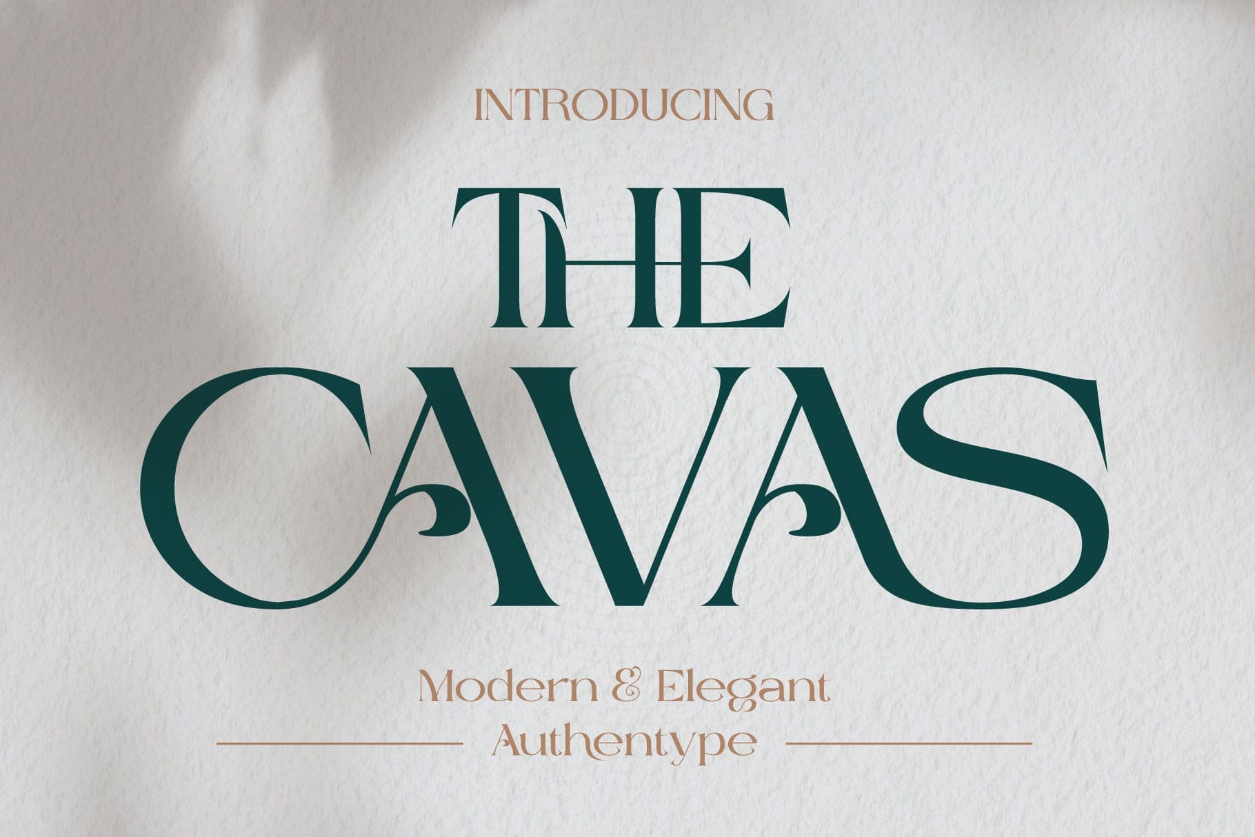Cavas modern & elegant font