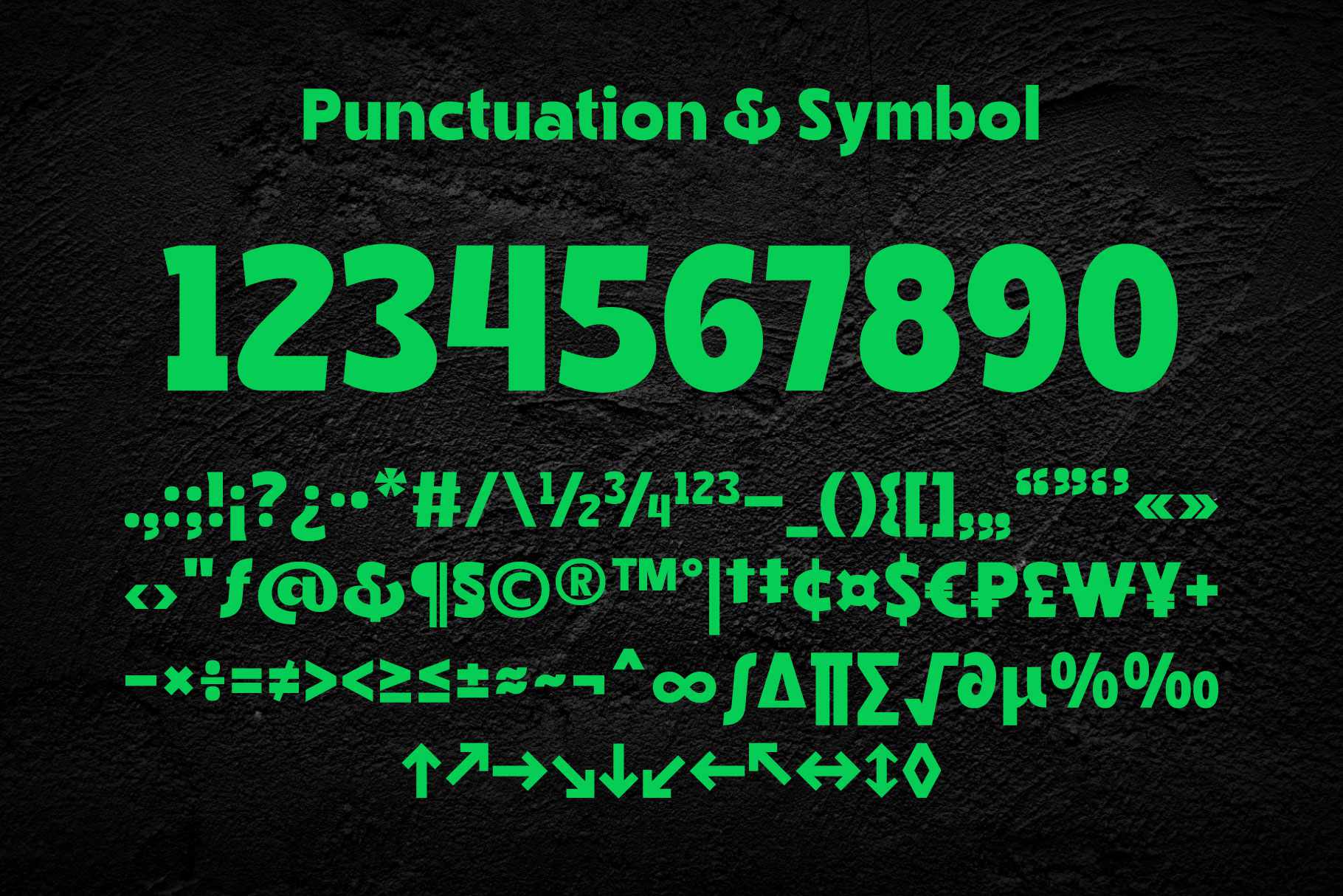 Monstelo – Bold Modern Font