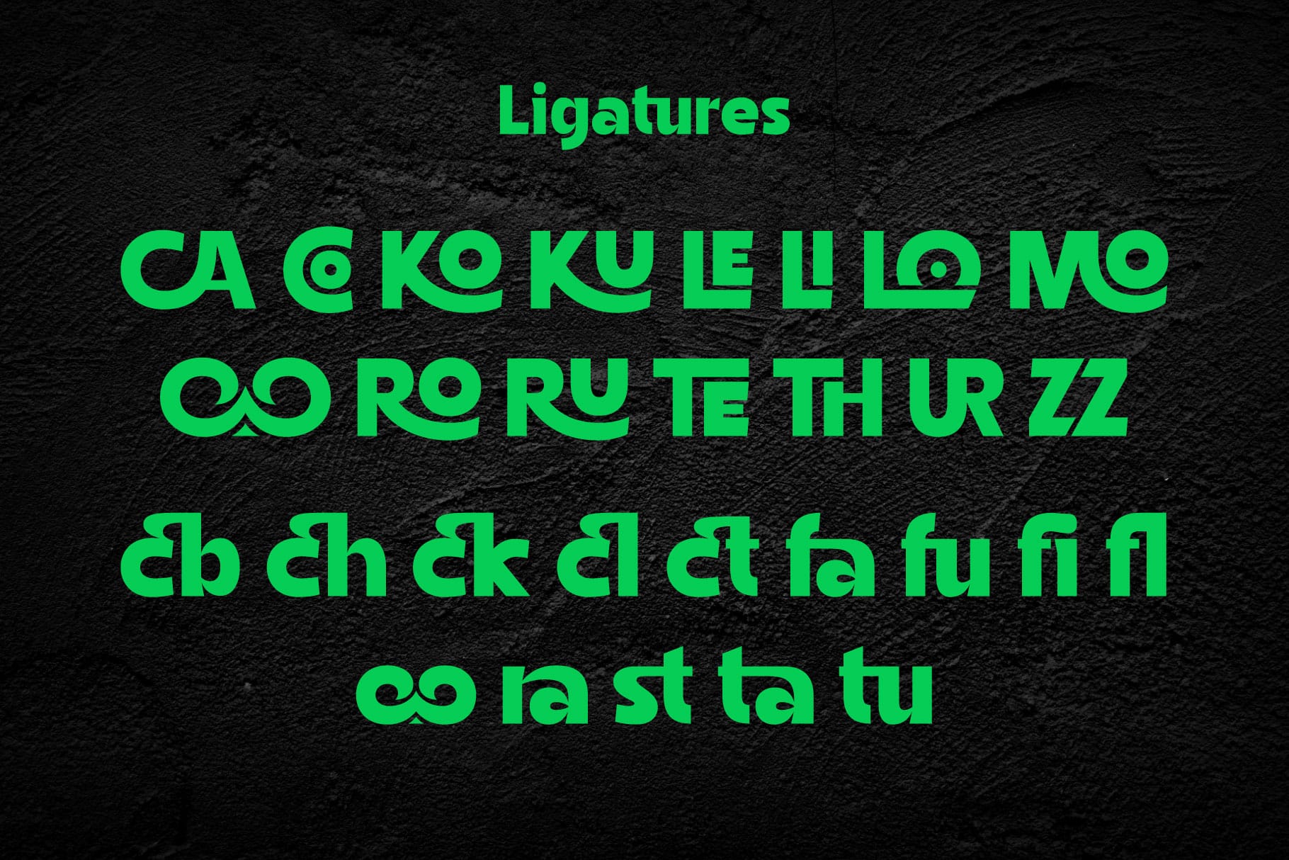 Monstelo – Bold Modern Font