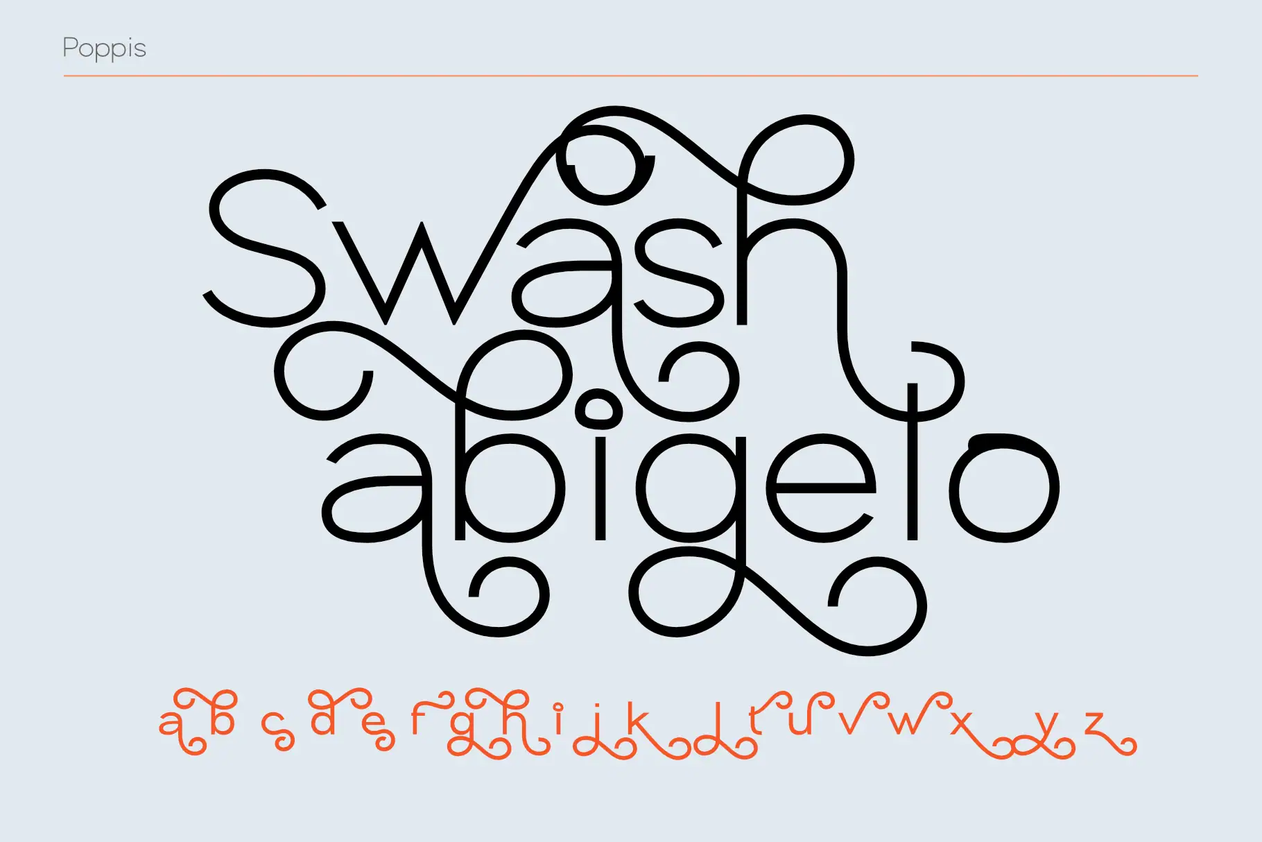 Poppis - Modern Geometric Sans Serif with Cyrillic