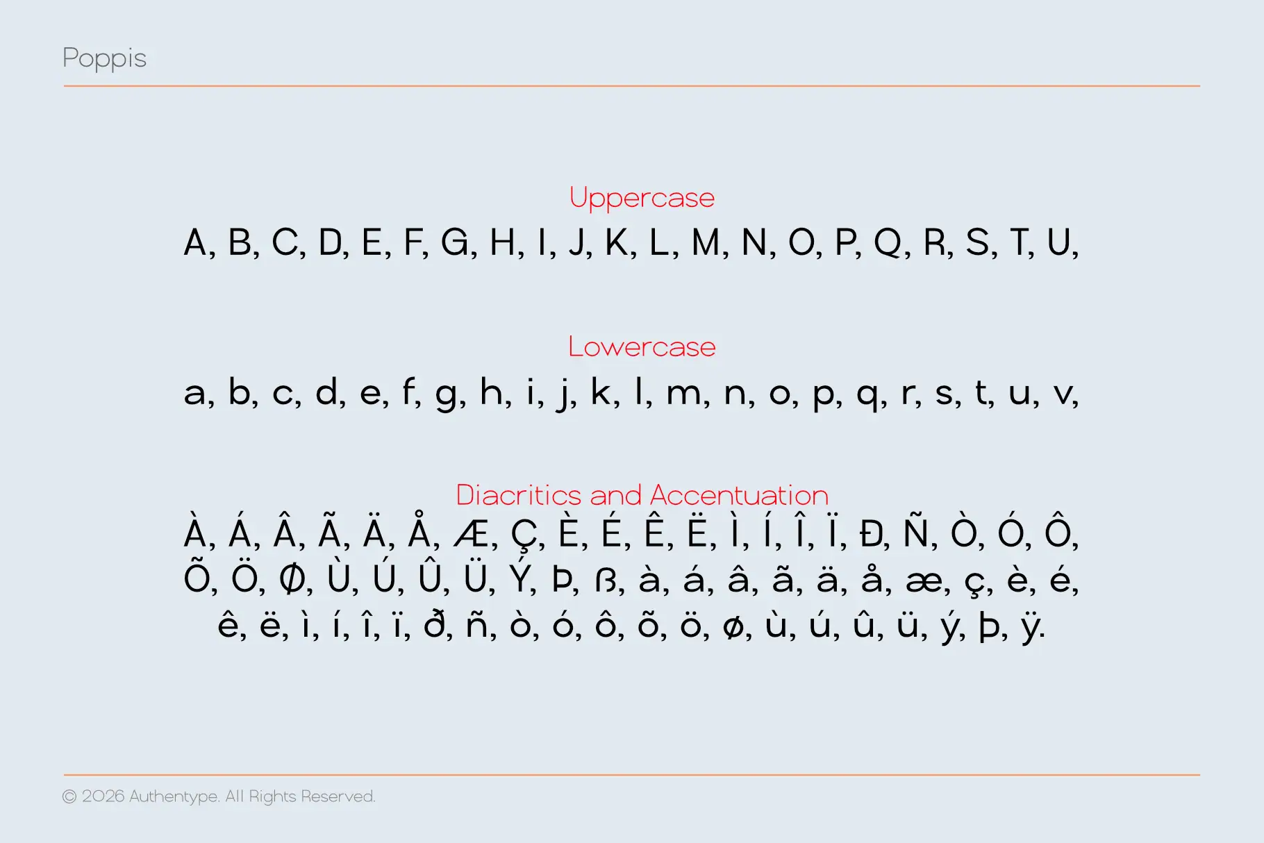 Poppis - Modern Geometric Sans Serif with Cyrillic