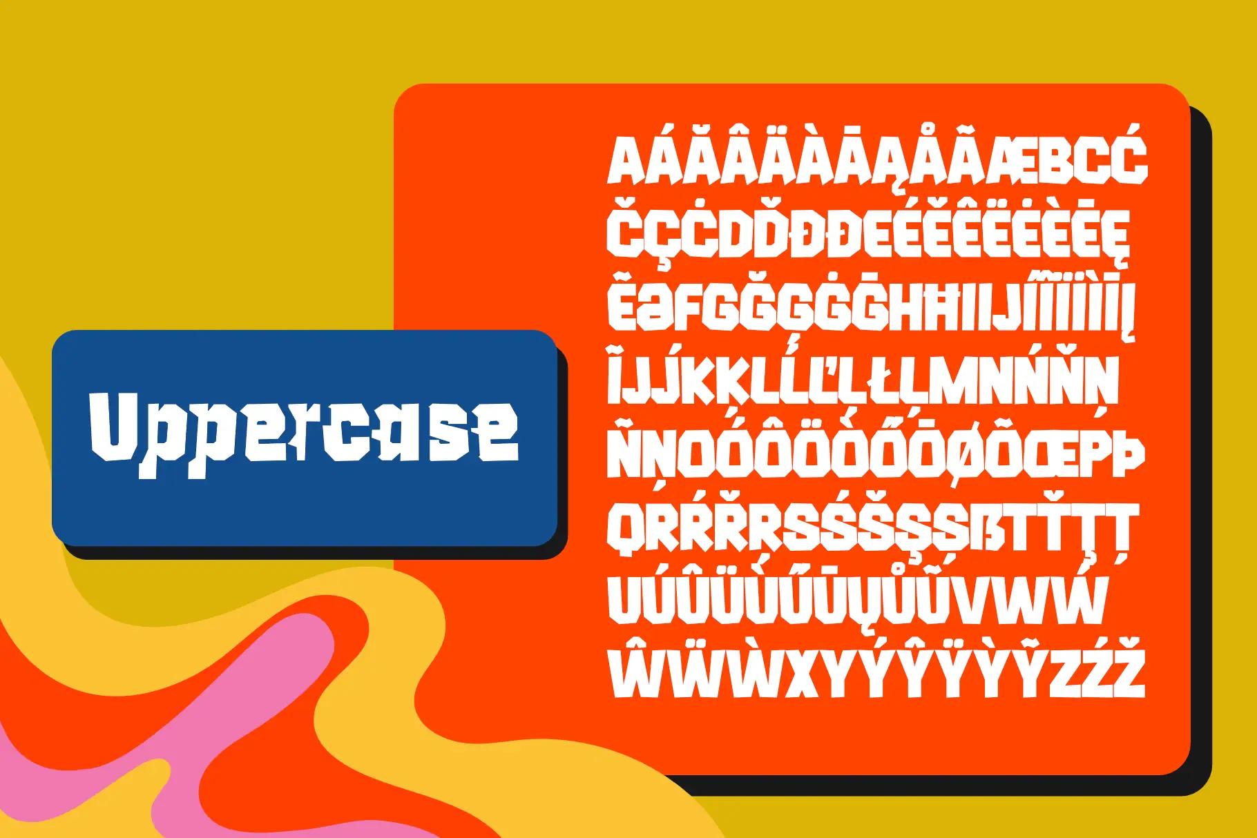 Rumble Block Industrial Block Display Font