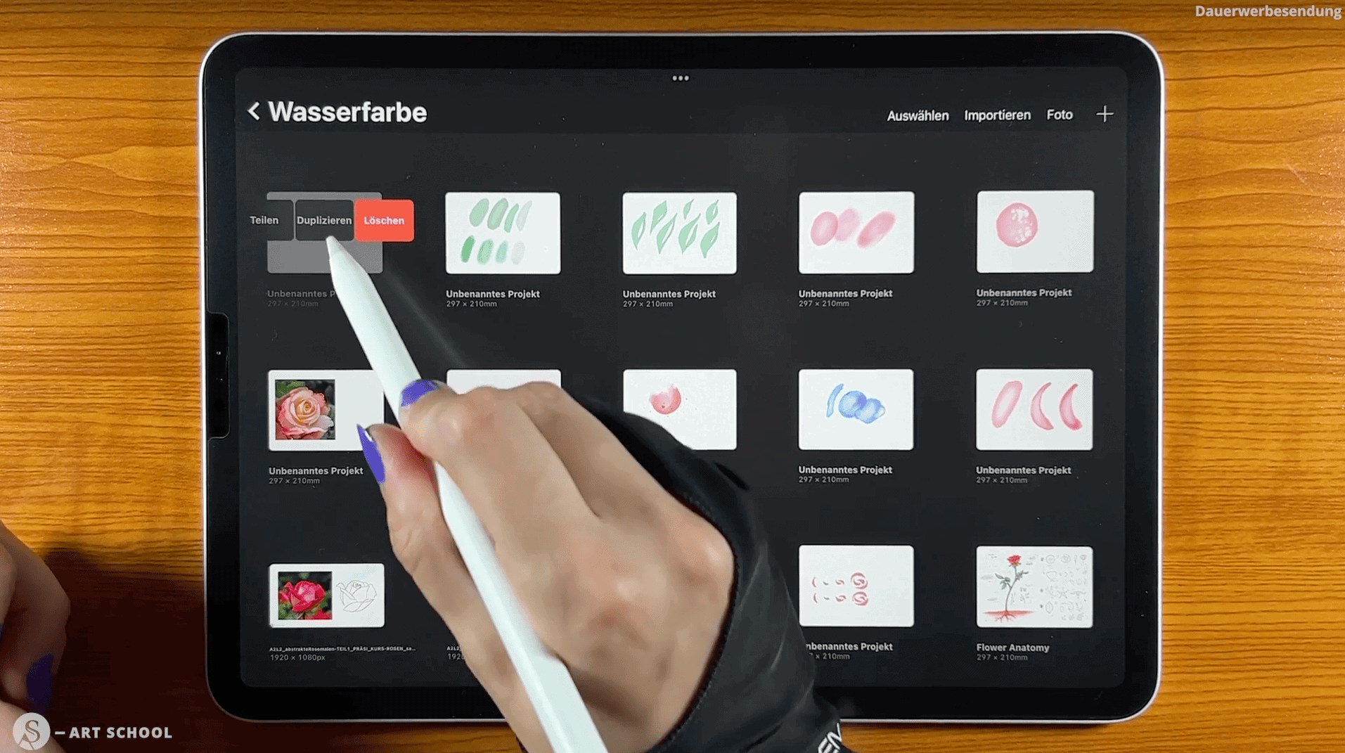 papiertextur erstellen procreate tutorial digital malen zeichnen lernen _ bild _ v9