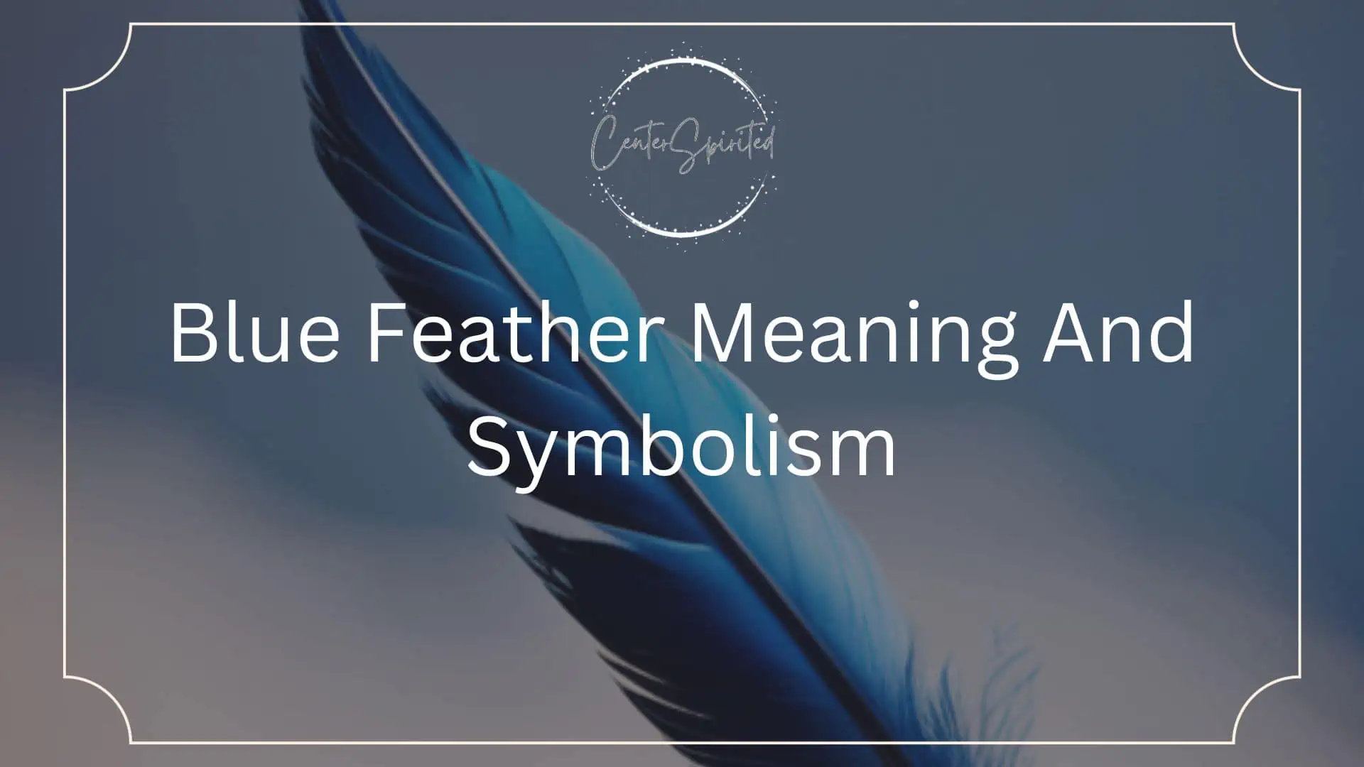 Blue Feather Meaning And Symbolism featured