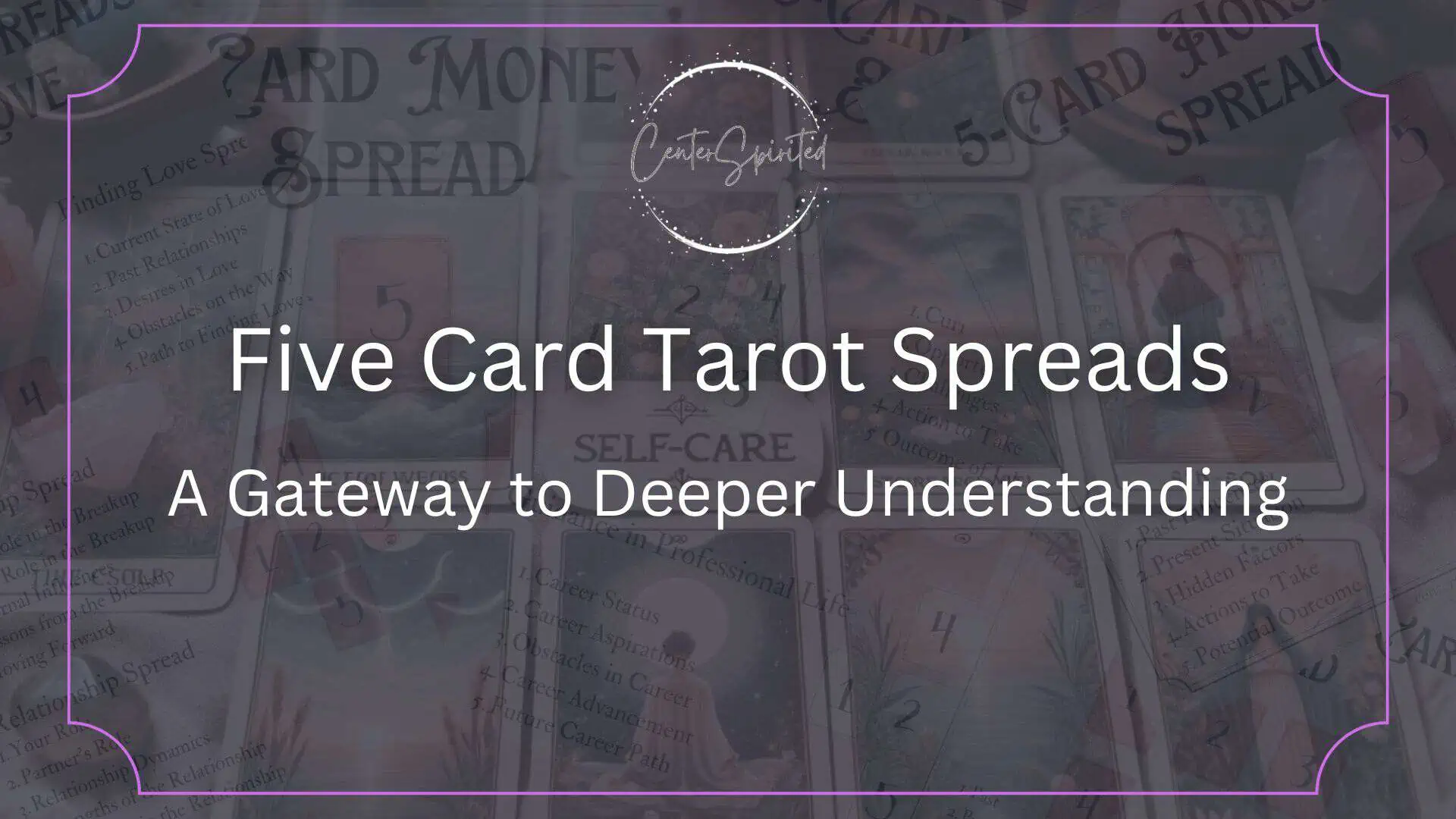 five card tarot spreads featured image
