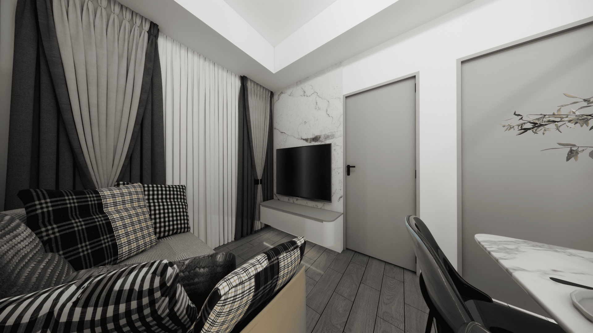 新樓3D案例 — 長沙灣瑜悅19B室