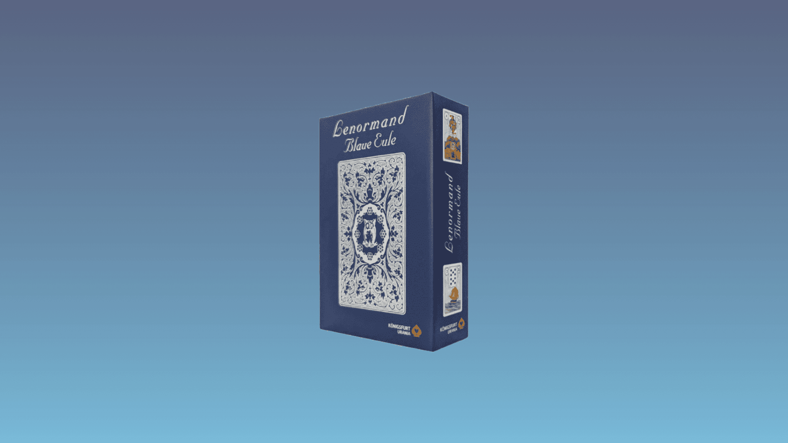 Jetzt online kaufen! Lenormandkarten zum Kartenlegen – Edition Blaue Eule Premium mit Begleitheft.