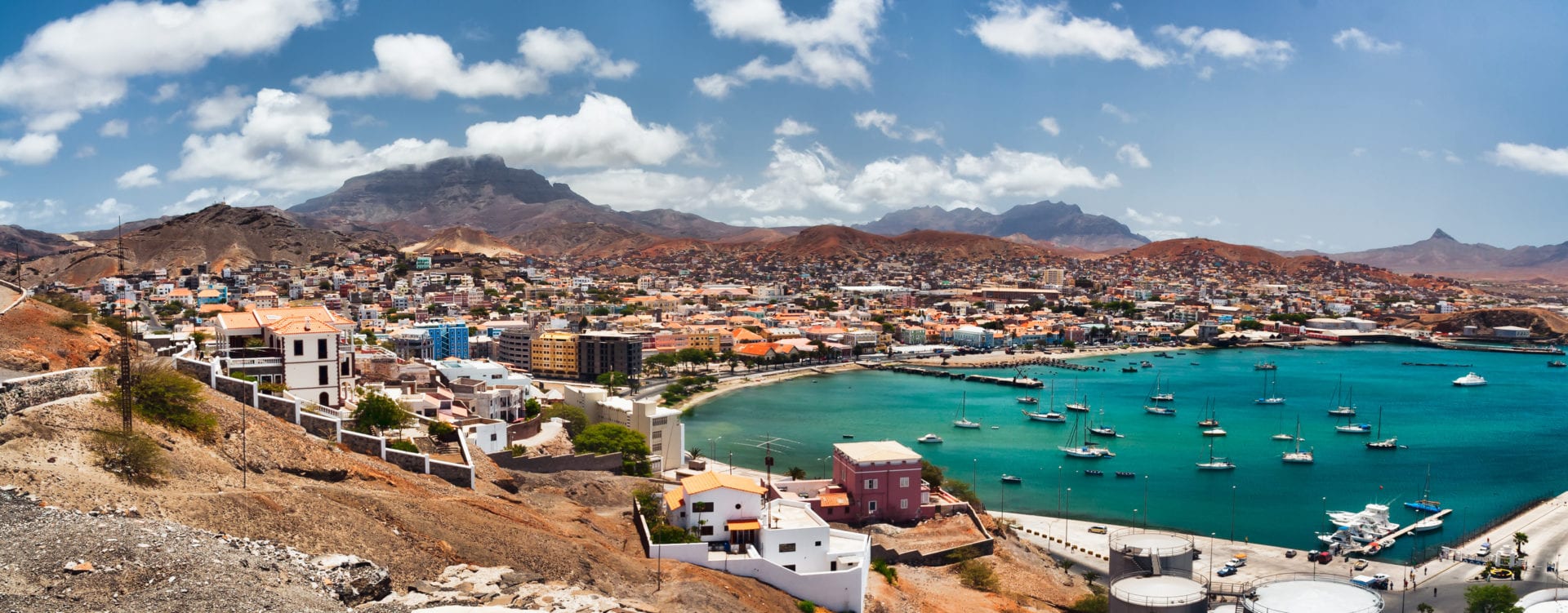 Mindelo, Cape Verde, cityscape