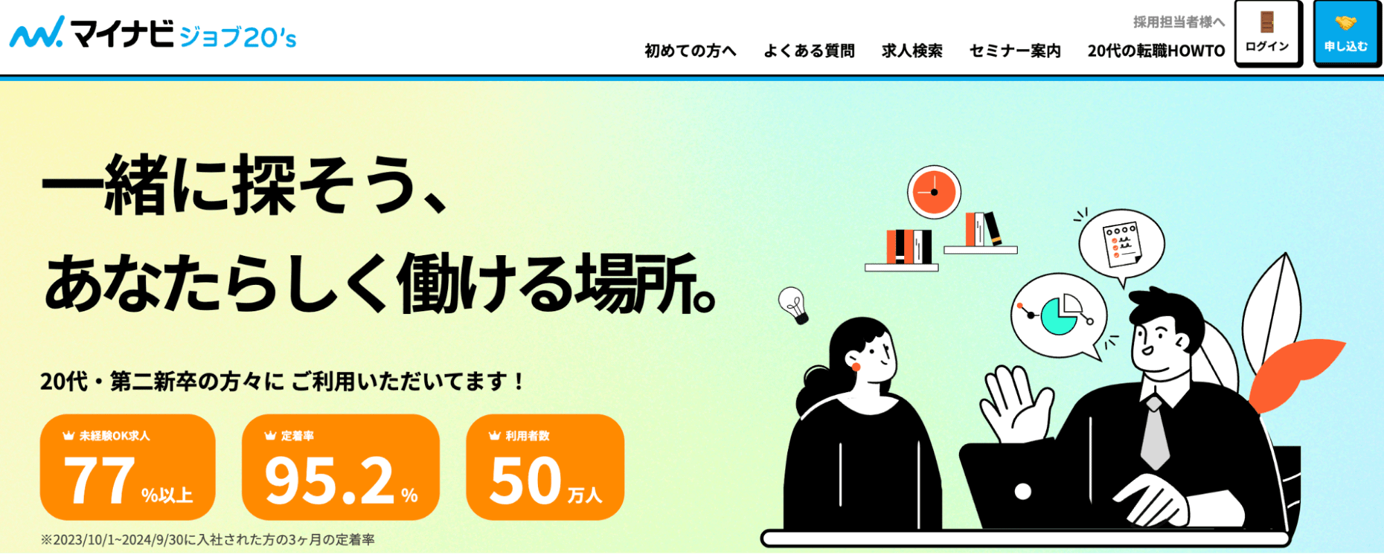 マイナビジョブ20’s