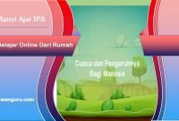 cuaca dan pengaruhnya bagi manusia, ipa kelas 3 bab 12