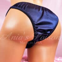 Ania's sissy Men's cheeky panties Countess cut Satin lined front men's string bikini sz 7/L